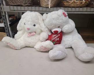 #1220 • (2) Giant Stuffed Animals
