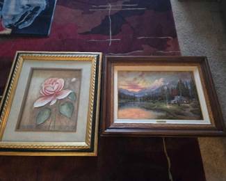 #60800 • (2) Framed Artwork
