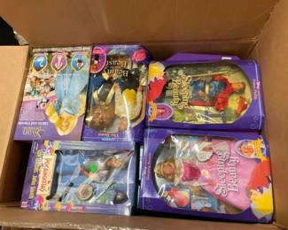 #10170 • 1 Box of Disneys Beauty and the Beast Dolls
