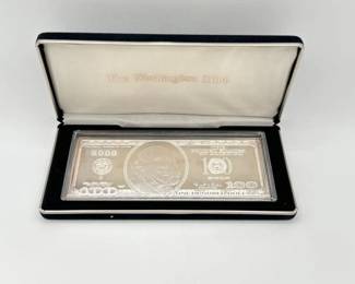 #3084 • 2000 $100 .999 Pure Silver Bar, 4ozt
