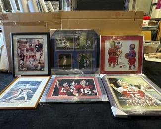 #10602 • (6) NFL & NBA Players Art
