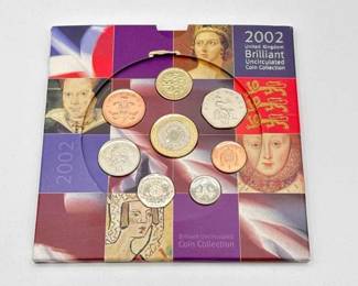 #3056 • 2002 United Kingdom Brilliant Uncirculated Coin Collection
