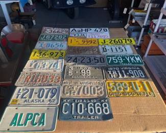 #6570 • 22 License Plates
