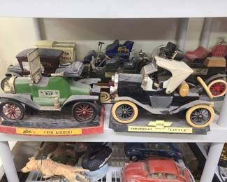 #1044 • (8) Vintage Jim Beam Automobile Decanters

