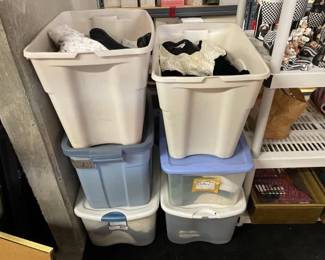 #10150 • 9 Totes of Vintage Clothing
