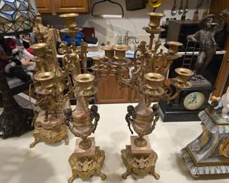 #60828 • (2) Vintage Candelabras
