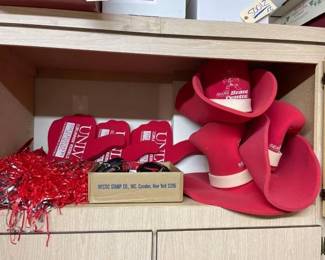 #50076 • UNLV Foam Cowboy Hats and Thumbs Pom Pom and Masks
