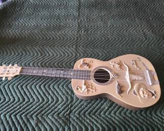 #12128 • Emenee Plastic Gene Autry Western Folk Style Guitar
