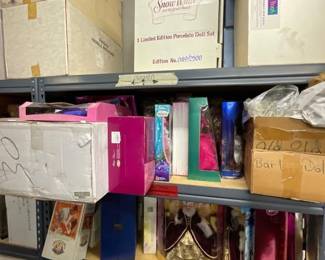 #10184 • 2 Shelves Dolls and Barbies
