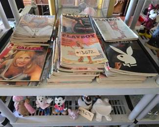 #13672 • Vintage Playboy Magazines, Gallery Vintage Magazines
