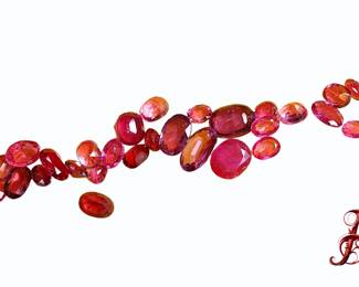 Natural Oval Cut Loose Ruby Lot 8.90ctw PRECIOUS GEMSTONE JEWELRY MAKING 