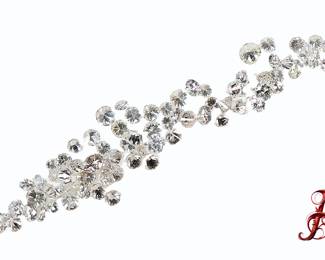 Natural Round Cut Loose Diamonds Lot 3.95ctw PRECIOUS GEMSTONE JEWELRY MAKING 