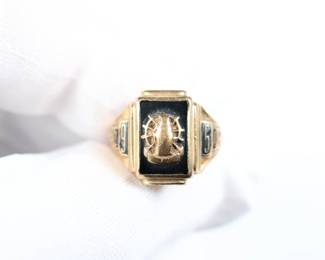 10k Yellow Gold 1950 Class Ring 6 Grams
