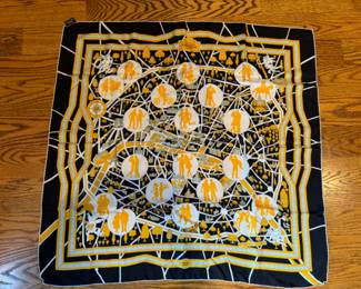 HERMES silk Scarf LES NOUVEAUX AMOUREUX DE PARIS 