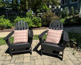 Polywood Adirondack chairs - 3 available