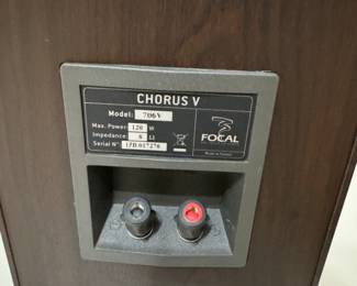 Focal Chorus V speakers