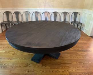 Restoration Hardware 17th c. Monastery dining table       30"h x 72" diameter
