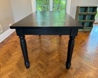 Black farm table   30.5"h x 5' long x 34.5" w 