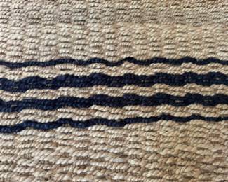 Dash & Albert 9' x 12' jute ticking woven rug