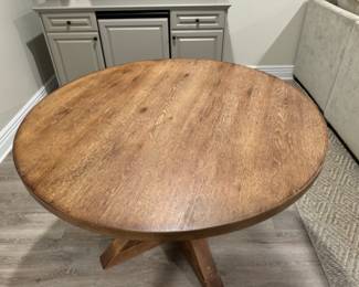 Dining table         32"h x 46" diameter