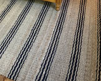 Dash & Albert 9' x 12' jute ticking woven rug