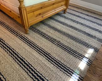 Dash & Albert 9' x 12' jute ticking woven rug