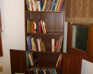bookcase / there are loads of Books on black history