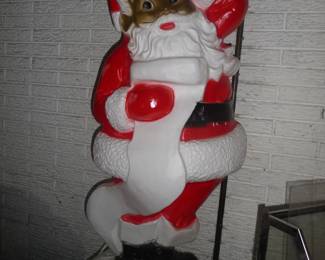 black SANTA light up