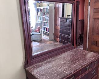 Marble top Dresser $600. This time is for pre-sale. Message for details on payment and pickup