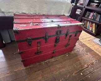 Red trunk $70. This time is for pre-sale. Message for details on payment and pickup