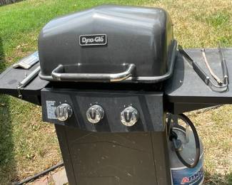 Dyna-Glo gas grill.
