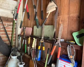 Garden tools.