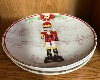 World Market Christmas plates.