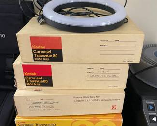 Kodak carousel trays.