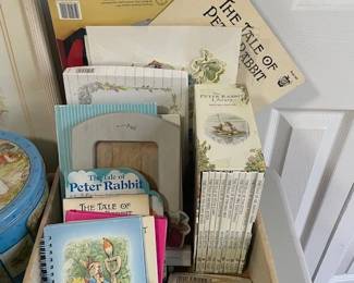 All things Beatrix Potter - books, tins, dolls, crib set, ceramics and more!!