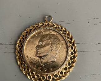 JFK Half Dollar Pendant.