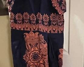 Africana style dress.