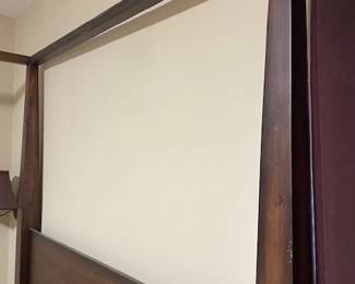 Four-poster bed frame.