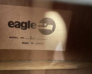 Eagle model No. 1 guitar.