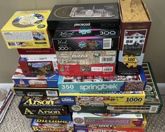 Board games and puzzles.