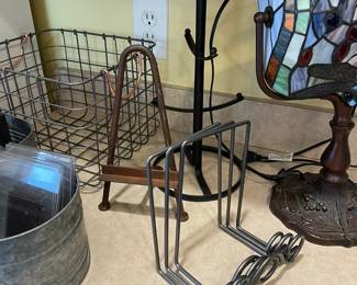 Metal picture holders.