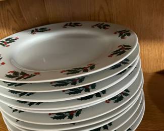 Holiday plates - Made in China.
