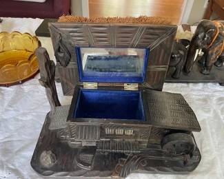 Unusual jewelry box.