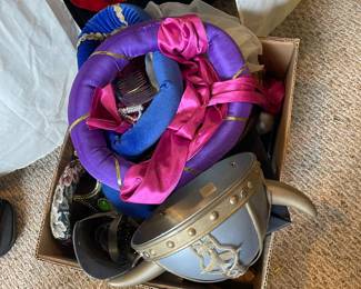 Box of costumes.