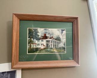 Framed Print of Mount Vernon.