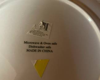 Holiday plates - Made in China.