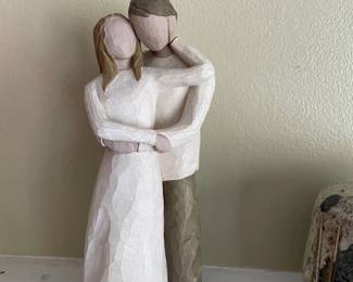 Willow Tree figurine, husband and wife.