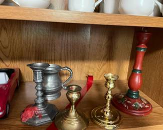 Candlestick holders.