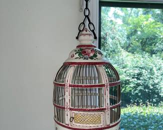Ceramic Bird Cage