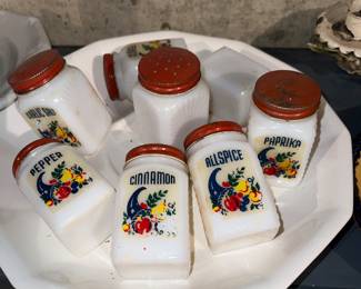 Vintage Spice Jars